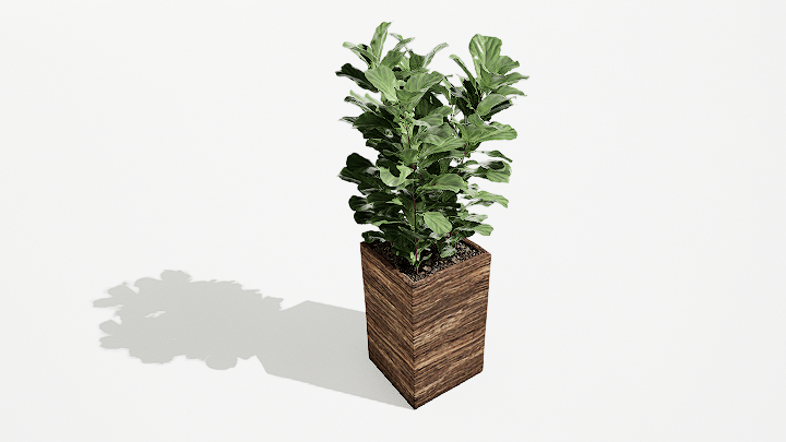 渲染模型_绿植盆栽606