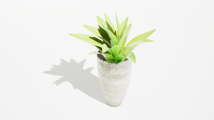 渲染模型_绿植盆栽622