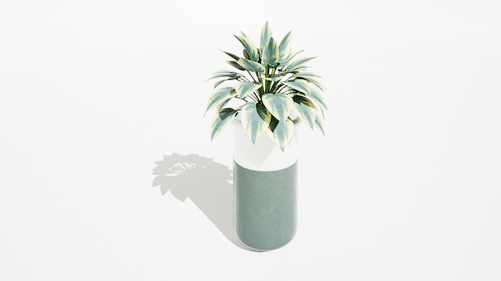 渲染模型_绿植盆栽627