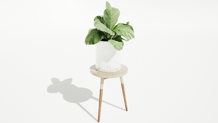 渲染模型_绿植盆栽639