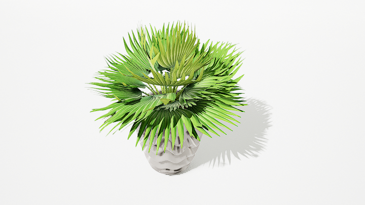 渲染模型_绿植盆栽643