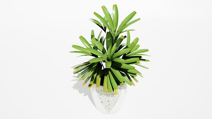 渲染模型_绿植盆栽675