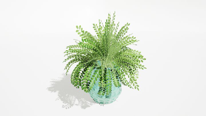 渲染模型_绿植盆栽714