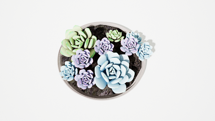 渲染模型_绿植盆栽721