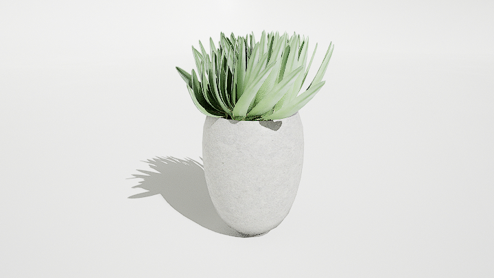 渲染模型_绿植盆栽730