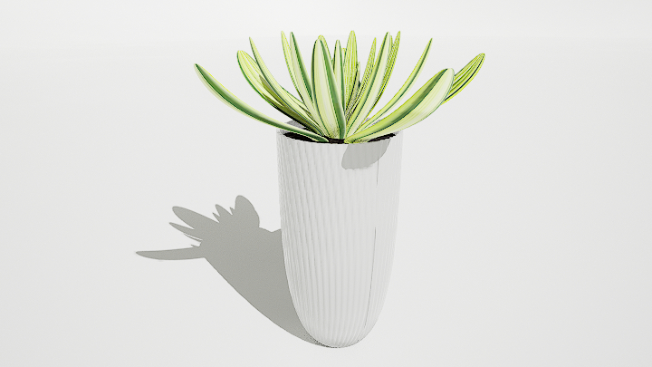 渲染模型_绿植盆栽734