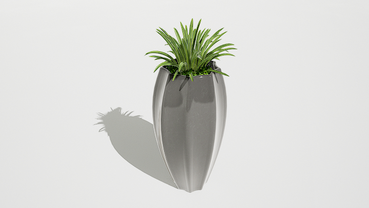 渲染模型_绿植盆栽752