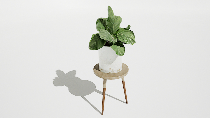 渲染模型_绿植盆栽769