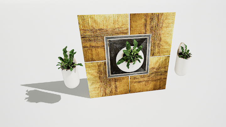 渲染模型_绿植盆栽770
