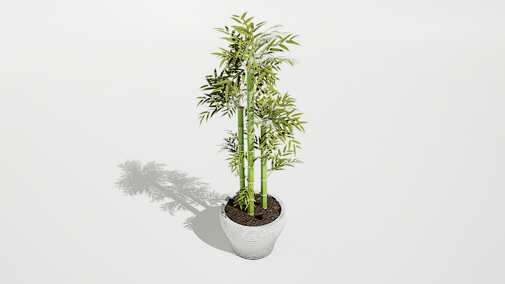 渲染模型_绿植盆栽788