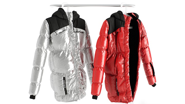 渲染模型_羽绒服003