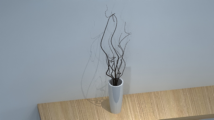 渲染模型_艺术盆栽001