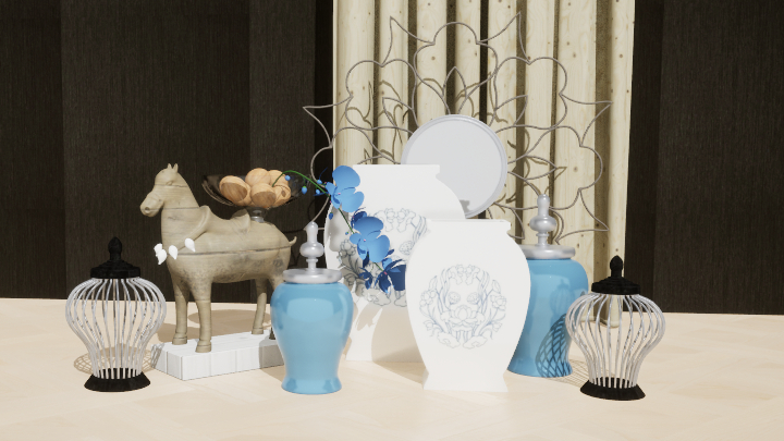 渲染模型_艺术装饰品074