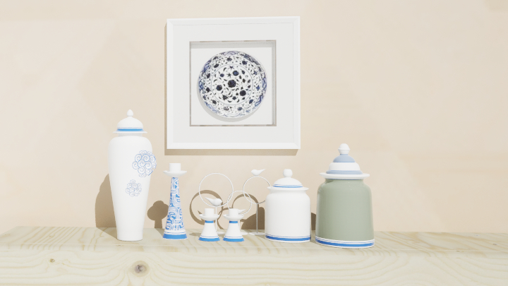 渲染模型_艺术装饰品075