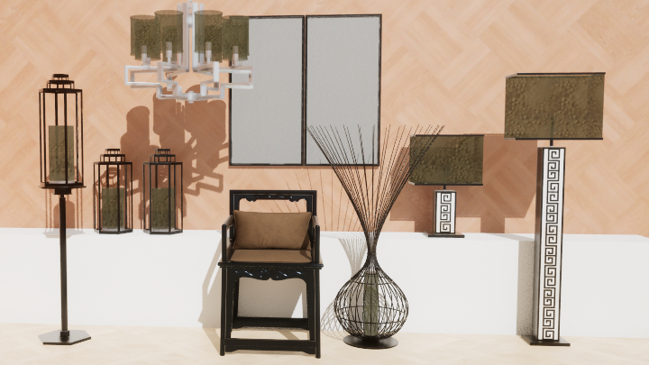 渲染模型_艺术装饰品077