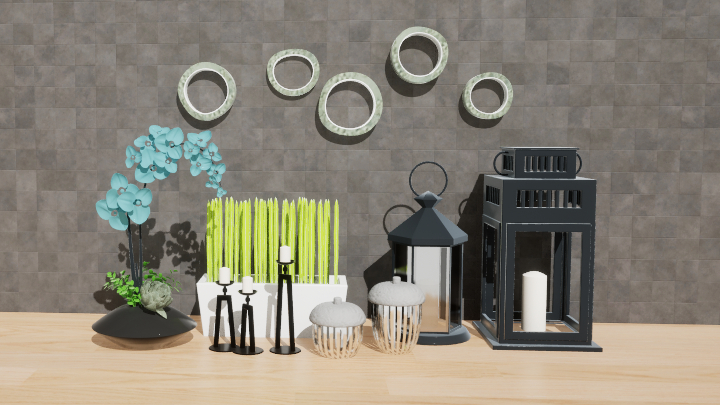 渲染模型_艺术装饰品088