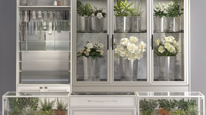 渲染模型_花店001