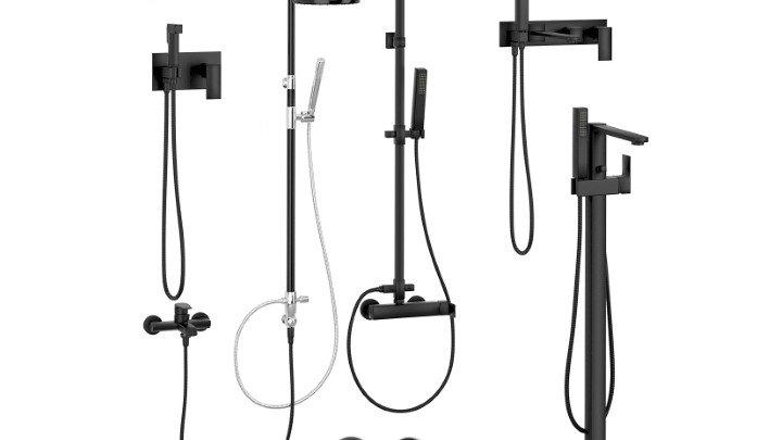 渲染模型_花洒水龙头013