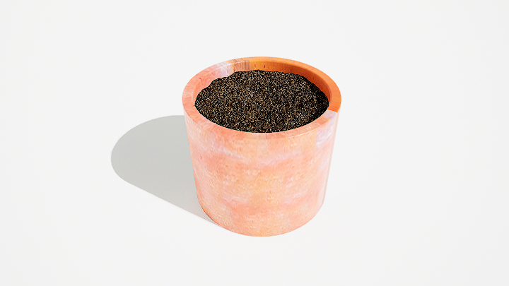 渲染模型_花盆040