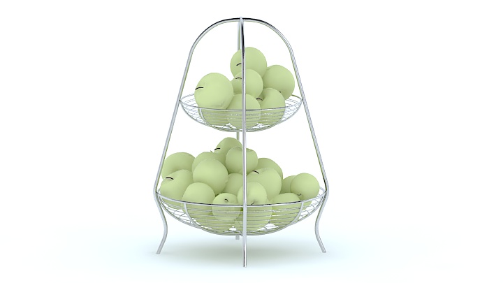 渲染模型_苹果021