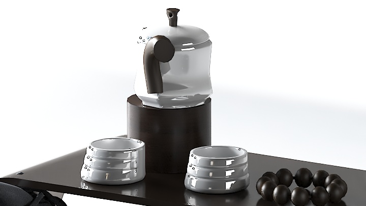 渲染模型_茶具044