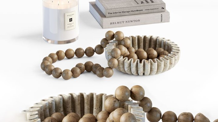 渲染模型_茶几装饰001