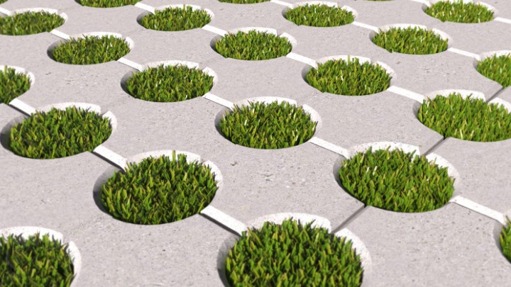 渲染模型_草地007