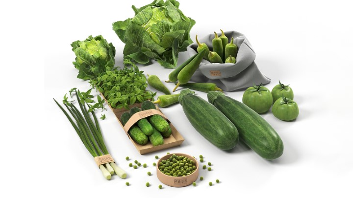 渲染模型_蔬菜食物001