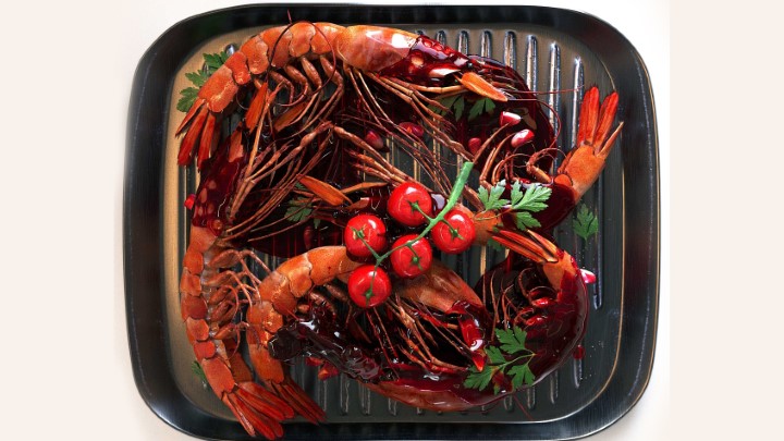 渲染模型_虾子食物001