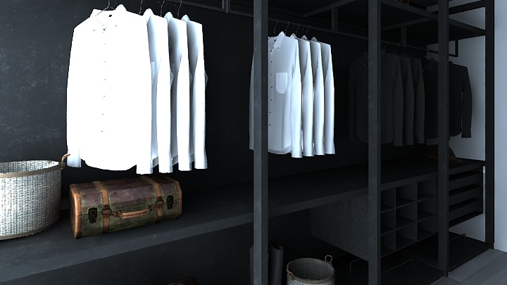 渲染模型_衣帽间026