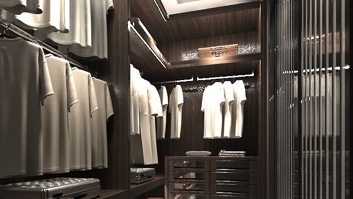 渲染模型_衣帽间034