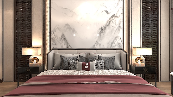 渲染模型_衣帽间039