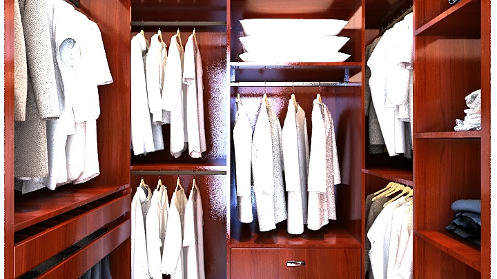 渲染模型_衣帽间060