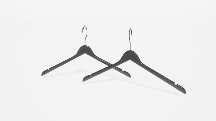 渲染模型_衣架031