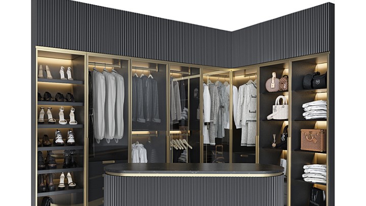 渲染模型_衣橱衣柜012