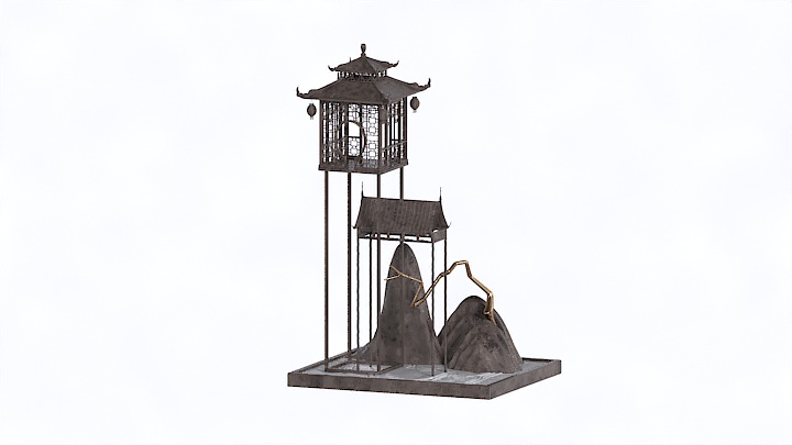 渲染模型_装饰品1038