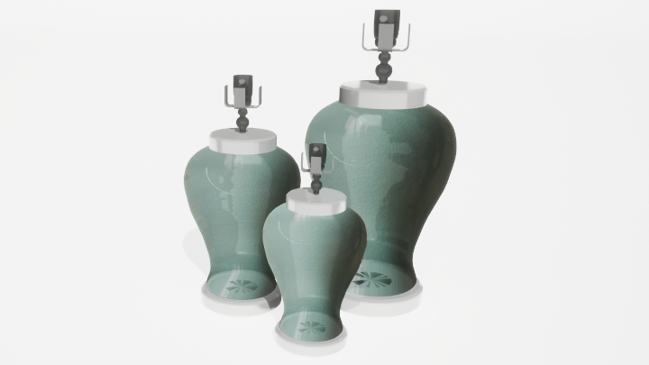 渲染模型_装饰品1100