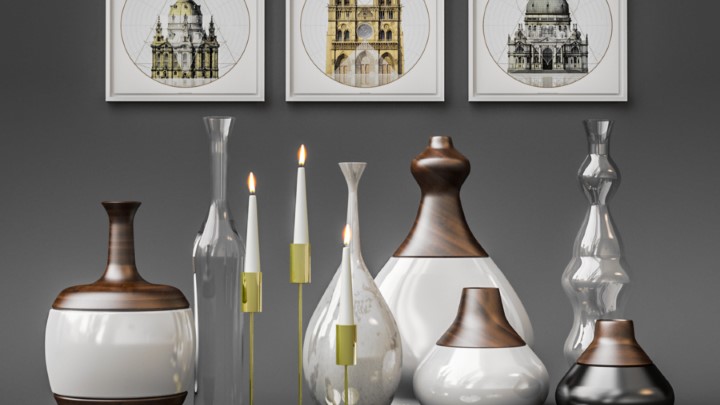 渲染模型_装饰品合集011