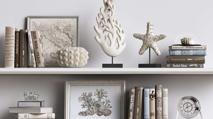 渲染模型_装饰品套装005