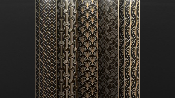 渲染模型_装饰墙板003