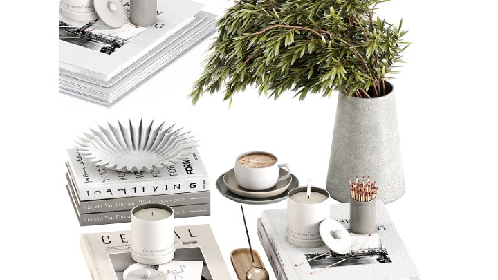 渲染模型_装饰套装054