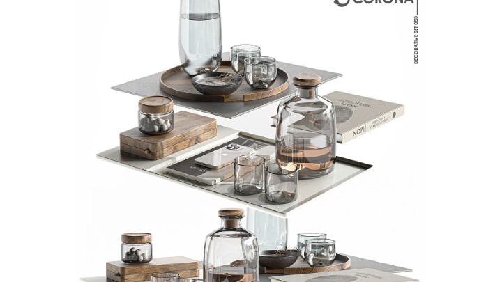 渲染模型_装饰套装066