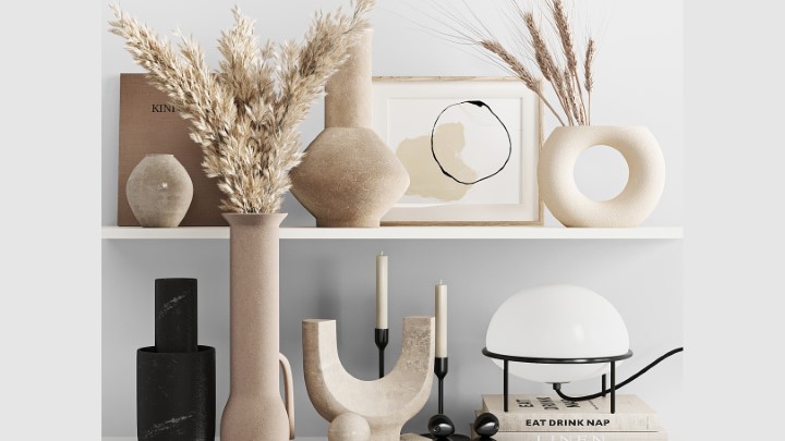 渲染模型_装饰套装090