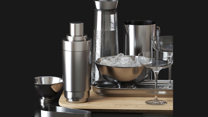 渲染模型_装饰套装093