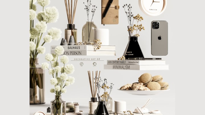 渲染模型_装饰套装104