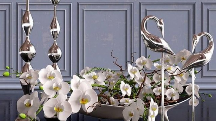 渲染模型_装饰套装121