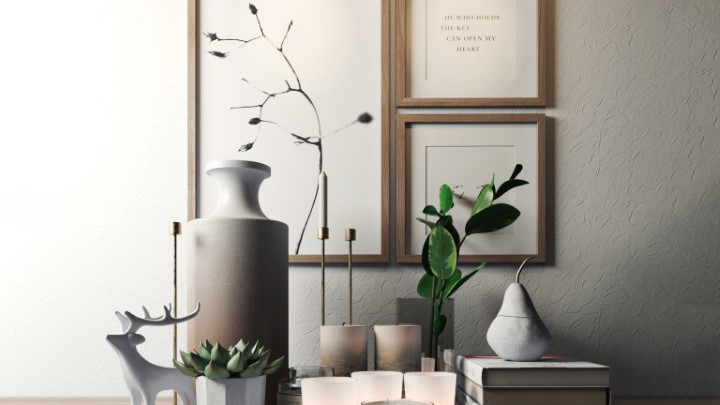 渲染模型_装饰套装123