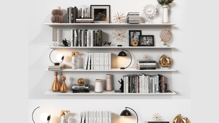 渲染模型_装饰架008