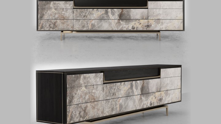 渲染模型_装饰柜037