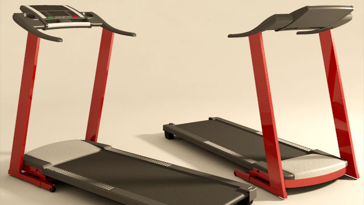 渲染模型_跑步机014